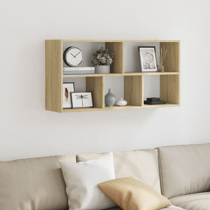 Étagère murale chêne sonoma 100x25x50 cm bois d'ingénierie