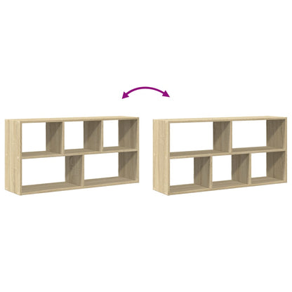 Étagère murale chêne sonoma 100x25x50 cm bois d'ingénierie