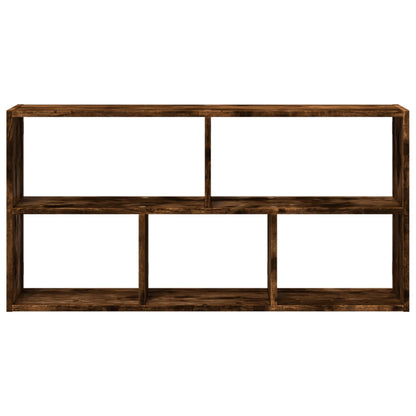 Étagère murale chêne fumé 100x25x50 cm bois d'ingénierie