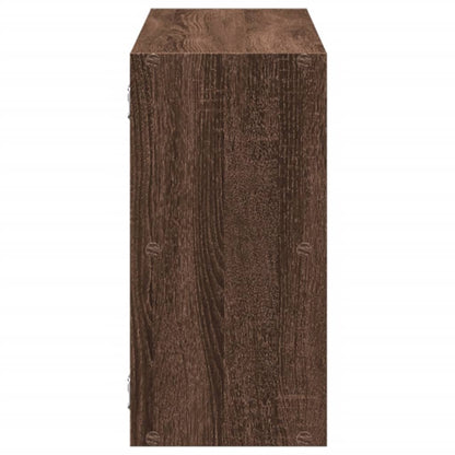Étagère murale chêne marron 100x25x50 cm bois d'ingénierie