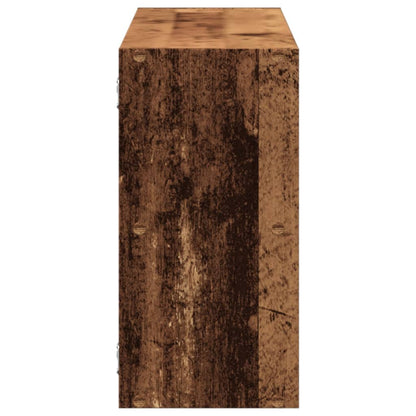 Étagère murale vieux bois 100x25x50 cm bois d'ingénierie