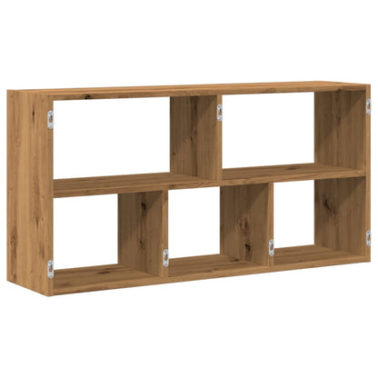 Étagère murale chêne artisanal 100x25x50 cm bois d'ingénierie
