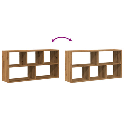 Étagère murale chêne artisanal 100x25x50 cm bois d'ingénierie