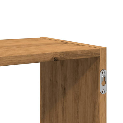 Étagère murale chêne artisanal 100x25x50 cm bois d'ingénierie