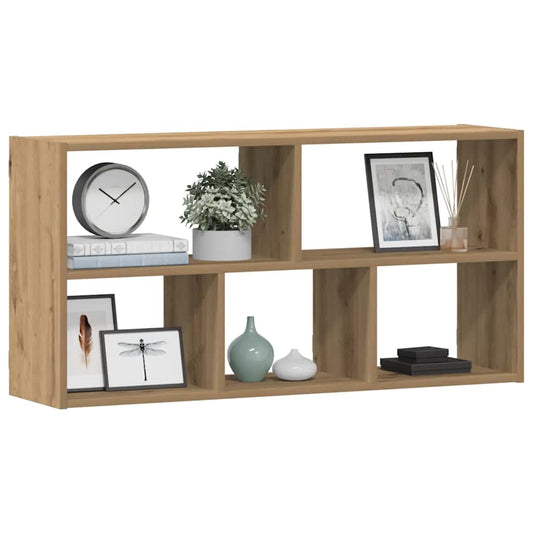 Étagère murale chêne artisanal 100x25x50 cm bois d'ingénierie