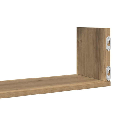 Étagères murales 3 pcs chêne artisanal bois d'ingénierie
