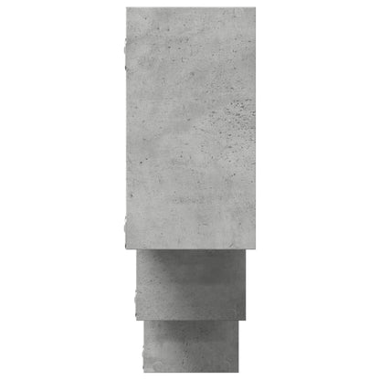 Étagère murale gris béton 159x18x66 cm bois d'ingénierie