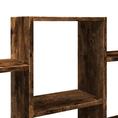 Étagère murale chêne fumé 159x18x66 cm bois d'ingénierie