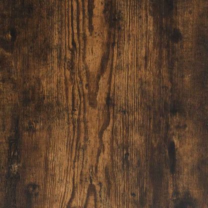 Étagère murale chêne fumé 159x18x66 cm bois d'ingénierie