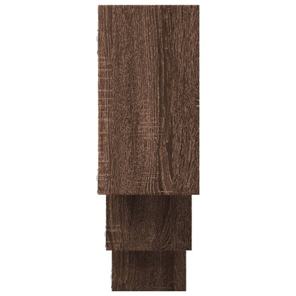 Étagère murale chêne marron 159x18x66 cm bois d'ingénierie