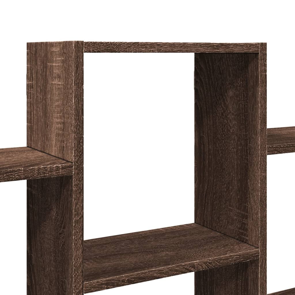 Étagère murale chêne marron 159x18x66 cm bois d'ingénierie