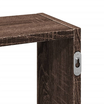 Étagère murale chêne marron 159x18x66 cm bois d'ingénierie