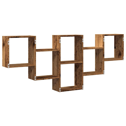 Étagère murale vieux bois 159x18x66 cm bois d'ingénierie