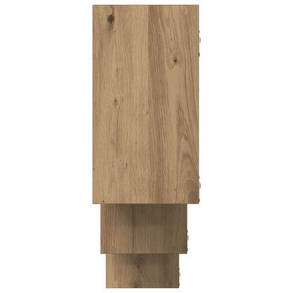 Étagère murale chêne artisanal 159x18x66 cm bois d'ingénierie
