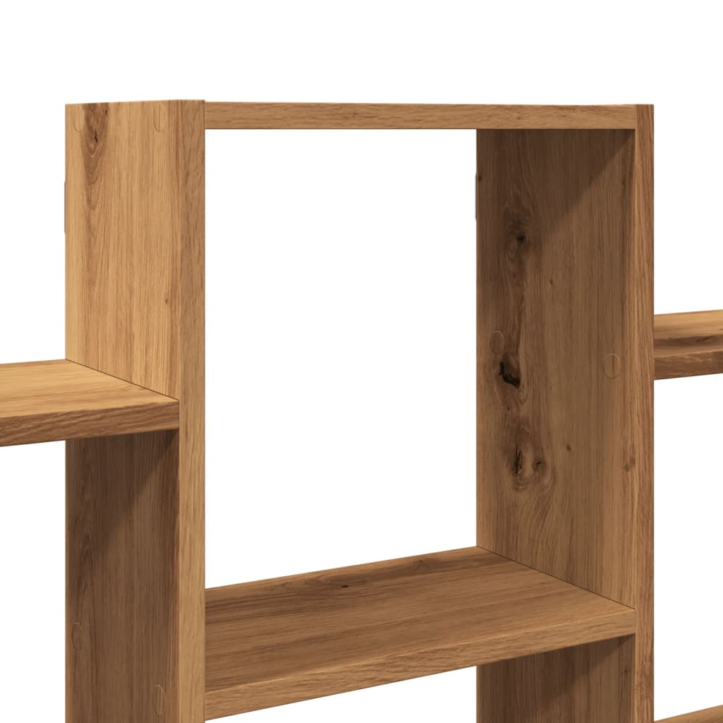 Étagère murale chêne artisanal 159x18x66 cm bois d'ingénierie