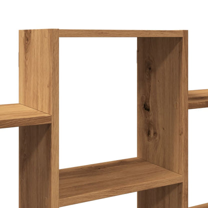 Étagère murale chêne artisanal 159x18x66 cm bois d'ingénierie