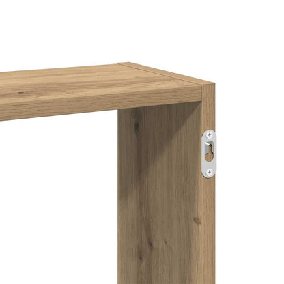 Étagère murale chêne artisanal 159x18x66 cm bois d'ingénierie