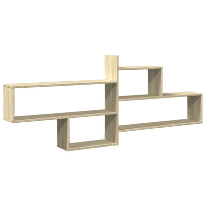 Étagère murale chêne sonoma 167,5x18x68 cm bois d'ingénierie
