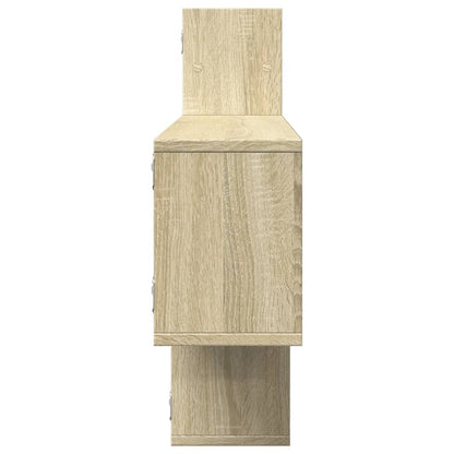 Étagère murale chêne sonoma 167,5x18x68 cm bois d'ingénierie
