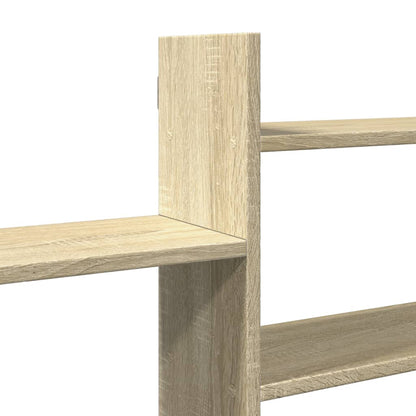 Étagère murale chêne sonoma 167,5x18x68 cm bois d'ingénierie