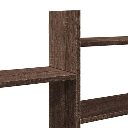 Étagère murale chêne marron 167,5x18x68 cm bois d'ingénierie