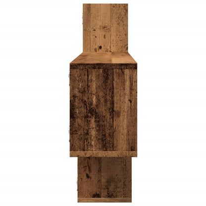Étagère murale vieux bois 167,5x18x68 cm bois d'ingénierie