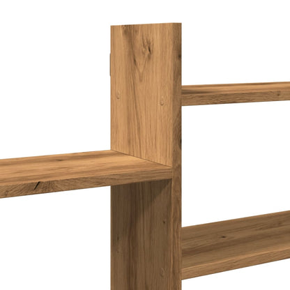 Étagère murale chêne artisanal 167,5x18x68 cm bois ingénierie