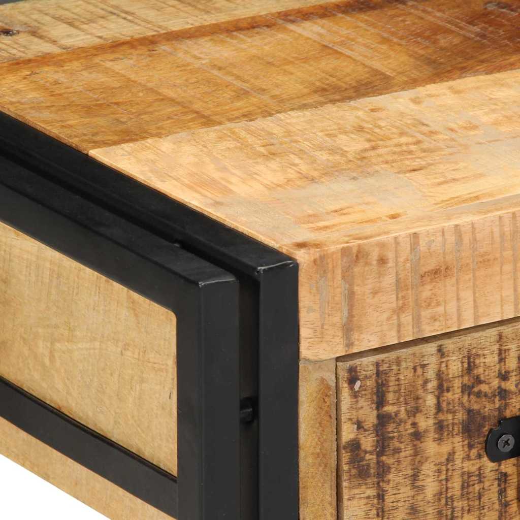 Table d'appoint Marron 40 x 40 x 50 cm bois de manguier massif