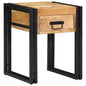 Table d'appoint Marron 40 x 40 x 50 cm bois de manguier massif