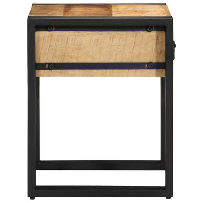 Table d'appoint Marron 40 x 40 x 50 cm bois de manguier massif