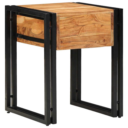 Table d'appoint Marron 40 x 40 x 50 cm Bois d'acacia massif