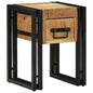 Table d'appoint Marron 30 x 30 x 40 cm bois de manguier massif