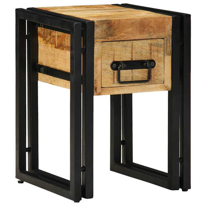 Table d'appoint Marron 30 x 30 x 40 cm bois de manguier massif