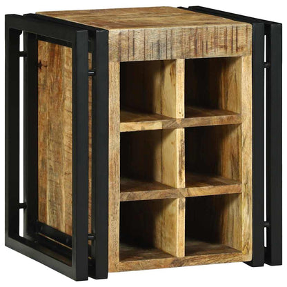 Étagère à vin Marron 34.5 x 35 x 39 cm Bois de manguier massif