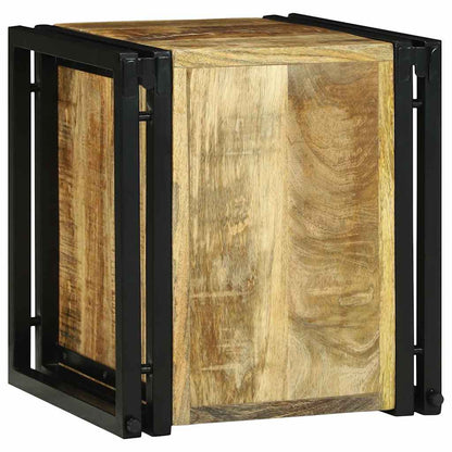 Étagère à vin Marron 34.5 x 35 x 39 cm Bois de manguier massif