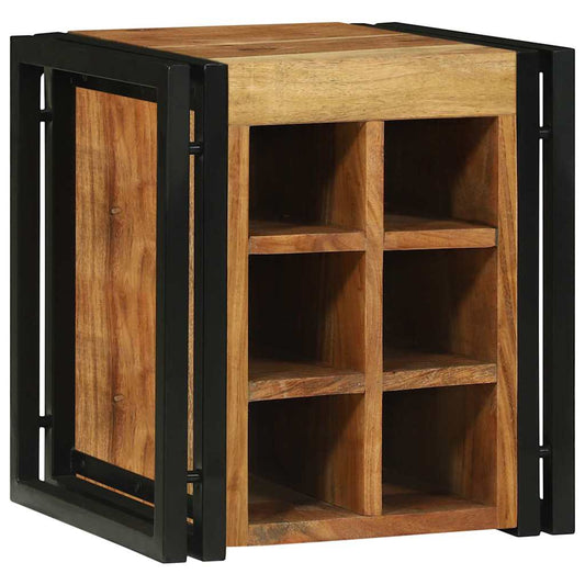 Étagère à vin Marron 34.5 x 35 x 39 cm Bois d'acacia massif