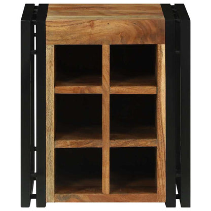Étagère à vin Marron 34.5 x 35 x 39 cm Bois d'acacia massif
