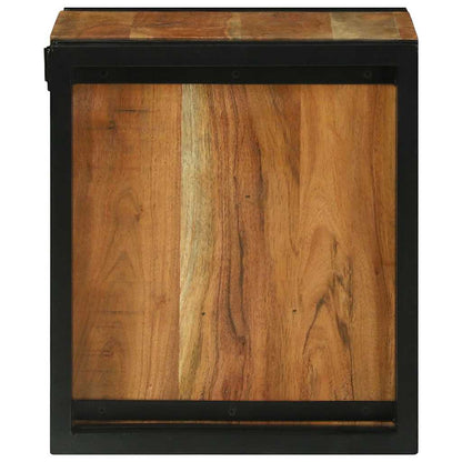 Étagère à vin Marron 34.5 x 35 x 39 cm Bois d'acacia massif