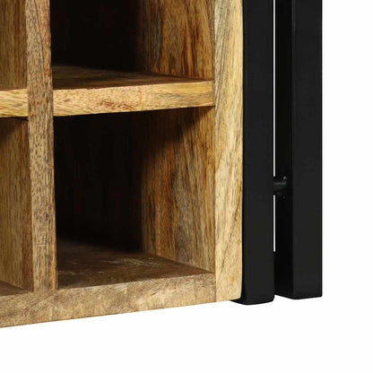 Étagère à vin 46 x 35 x 27.5 cm Bois de manguier massif