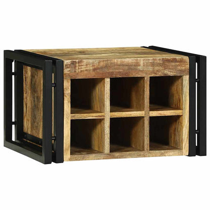 Étagère à vin 46 x 35 x 27.5 cm Bois de manguier massif