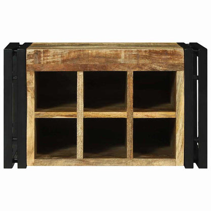 Étagère à vin 46 x 35 x 27.5 cm Bois de manguier massif