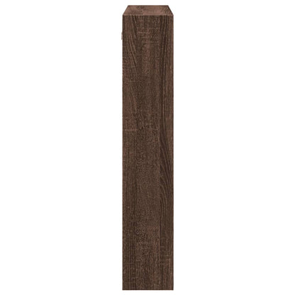 Armoire murale chêne marron 80x15x80 cm bois d'ingénierie