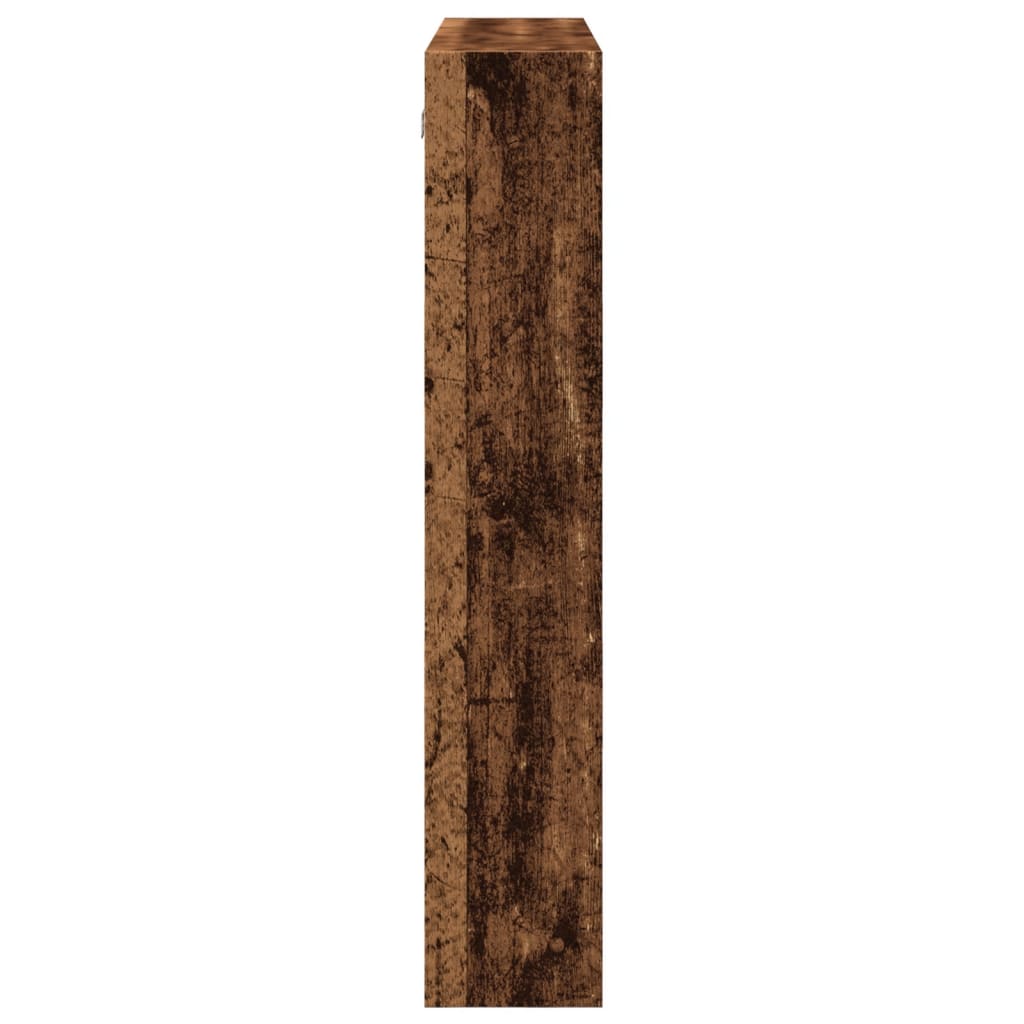 Armoire murale vieux bois 80x15x80 cm bois d'ingénierie