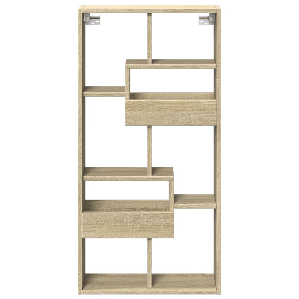 Armoire murale chêne sonoma 50x15x100 cm bois d'ingénierie