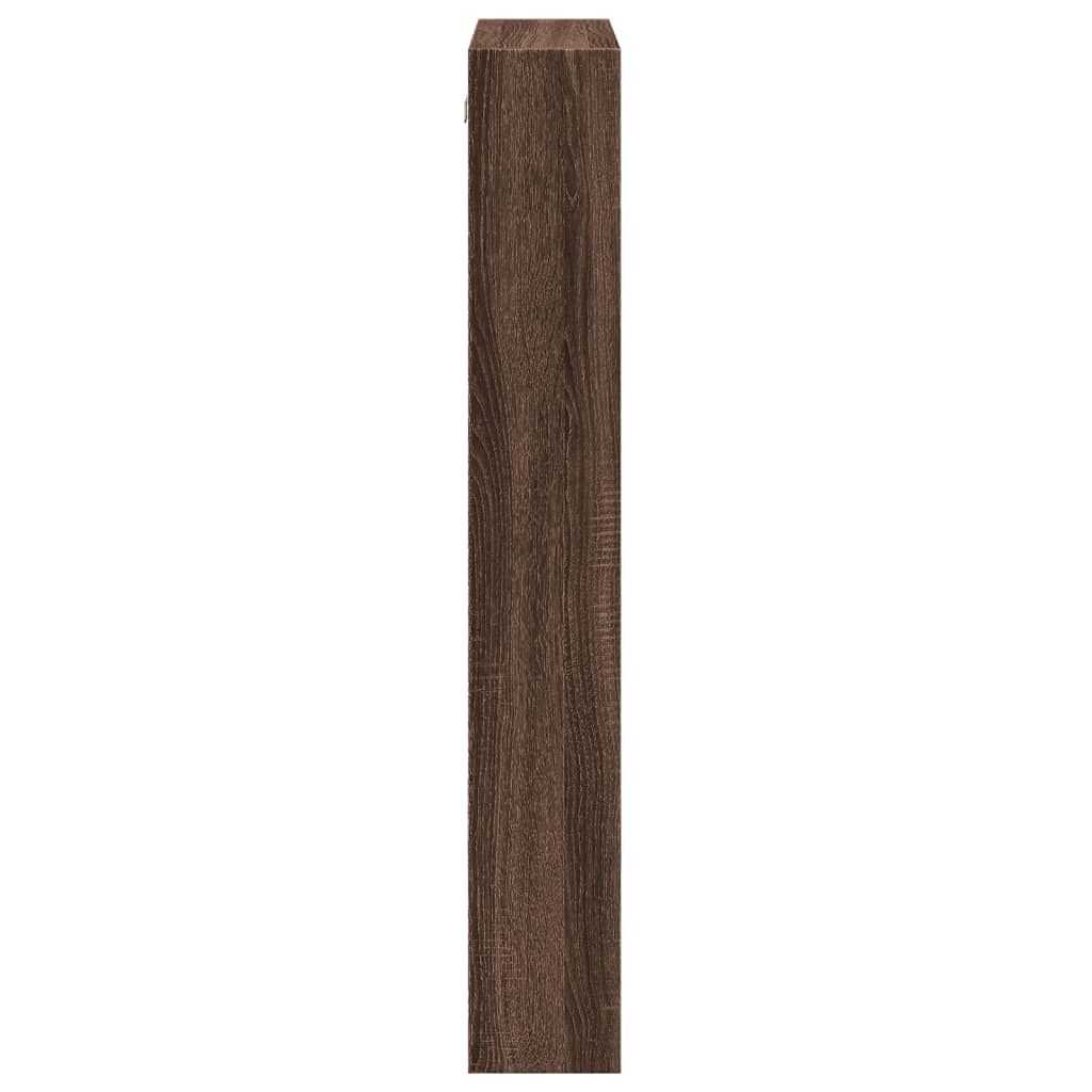 Armoire murale chêne marron 50x15x100 cm bois d'ingénierie