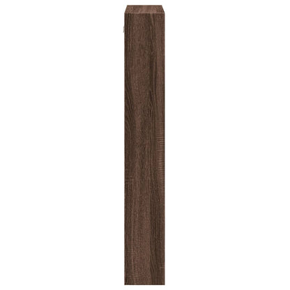Armoire murale chêne marron 50x15x100 cm bois d'ingénierie