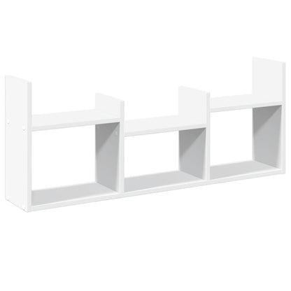 Armoire murale 100x18x40 cm blanc bois d'ingénierie