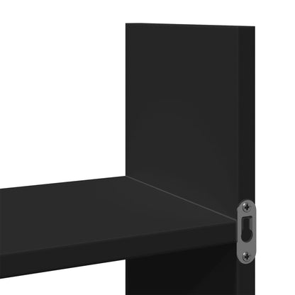 Armoire murale 100x18x40 cm noir bois d'ingénierie