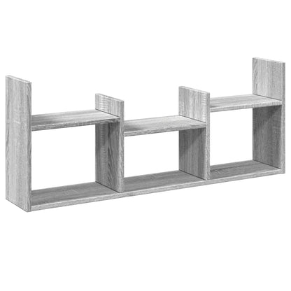 Armoire murale 100x18x40 cm sonoma gris bois d'ingénierie