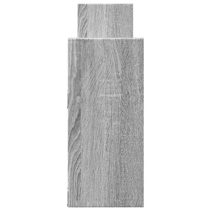 Armoire murale 100x18x40 cm sonoma gris bois d'ingénierie